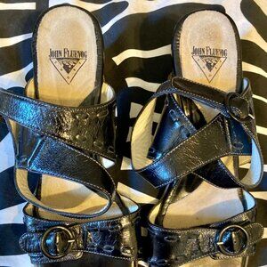 Fluevog sandals heels 9.5